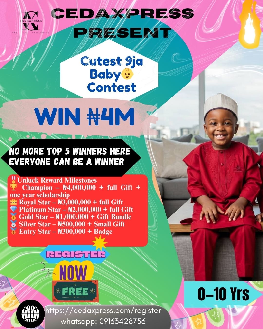 Cutest Naija Baby Contest Poster